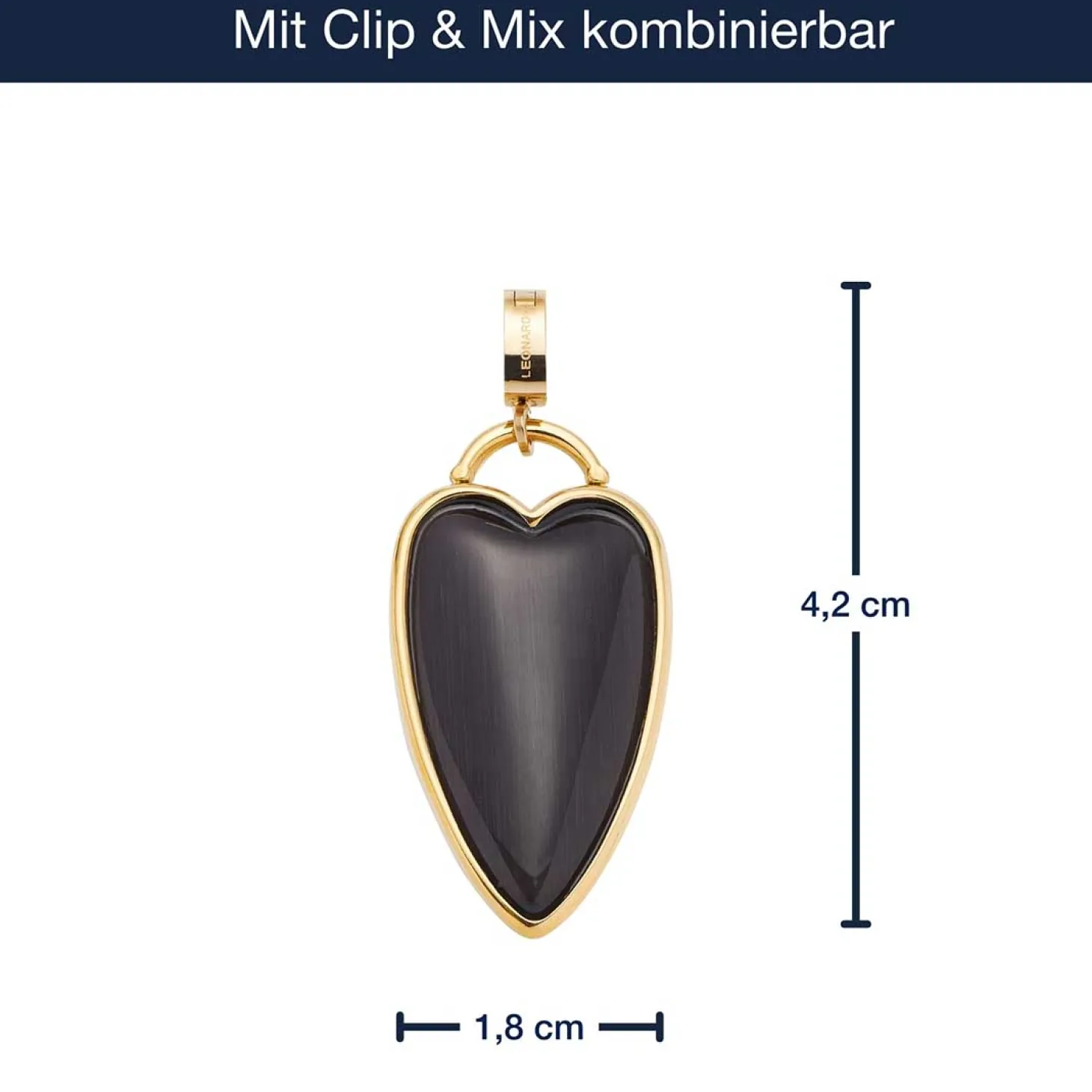 Anhänger HANNA Clip & Mix gold
