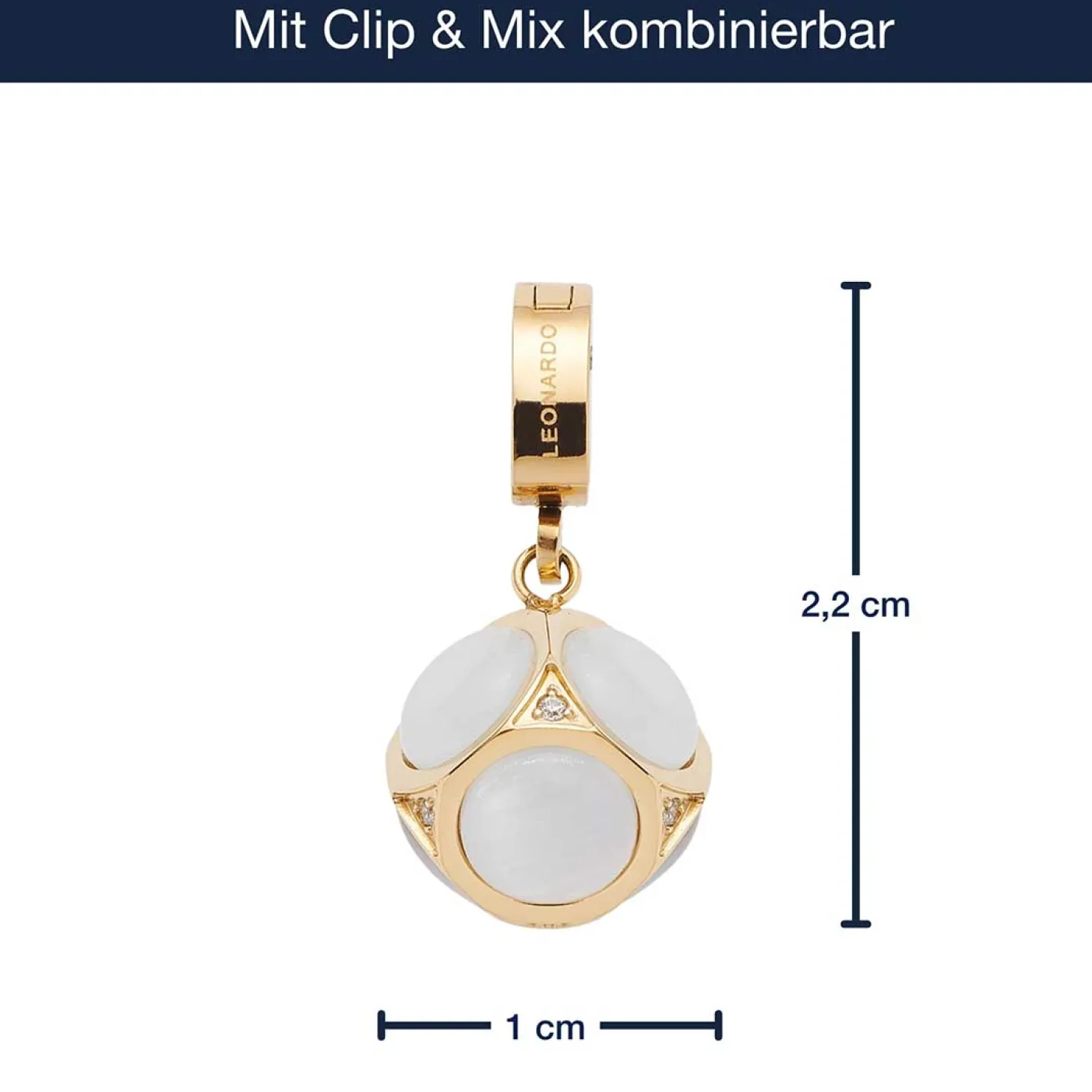 Anhänger IDA Clip & Mix gold
