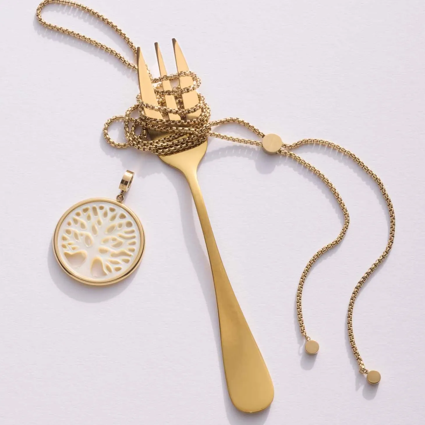 Anhänger TREENA gold Clip & Mix