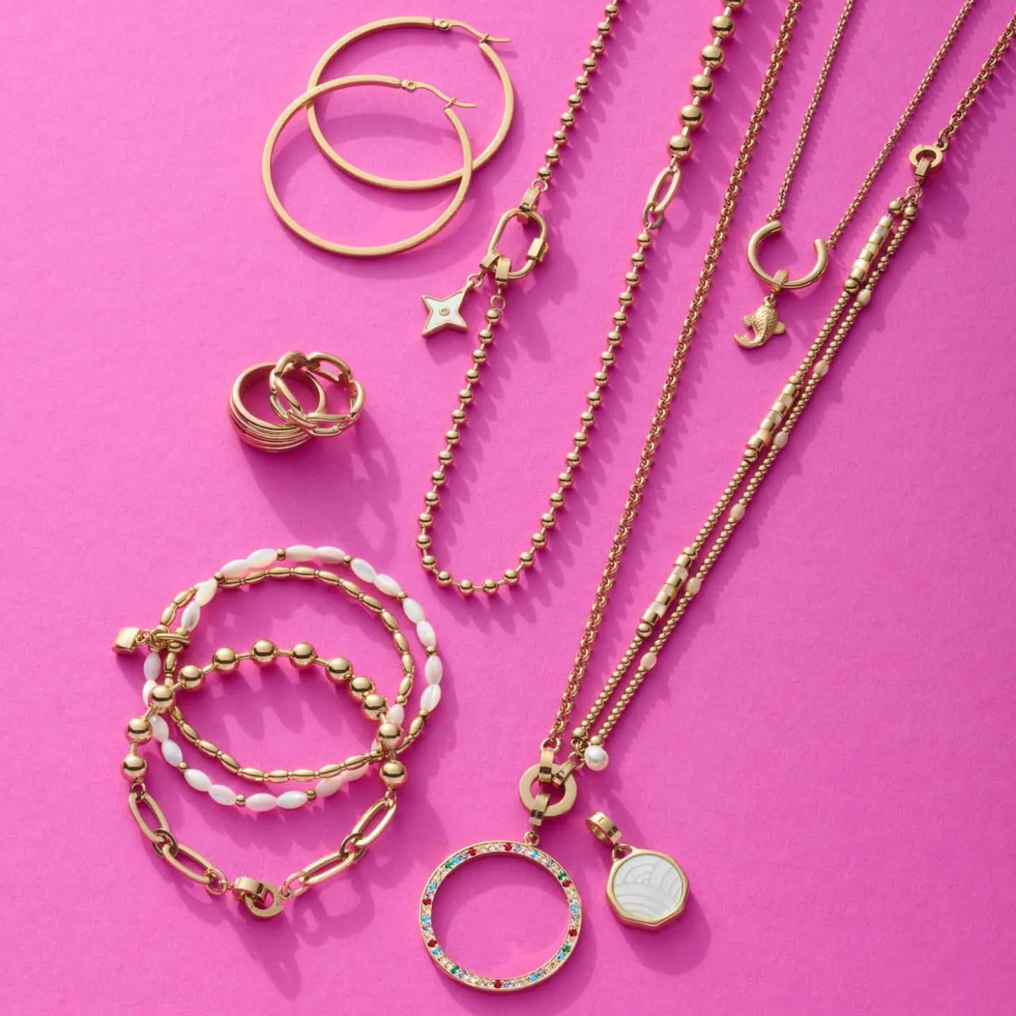 Anhänger TRISH gold Clip & Mix