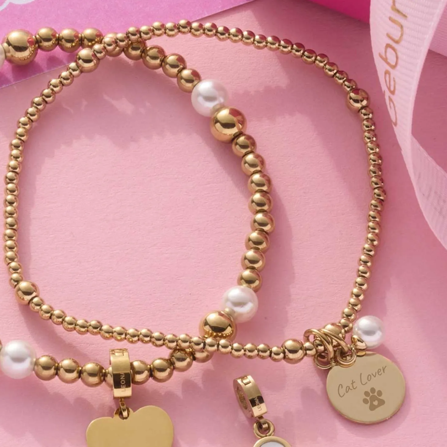Armband DEBBY gold mit persönlicher Gravur
