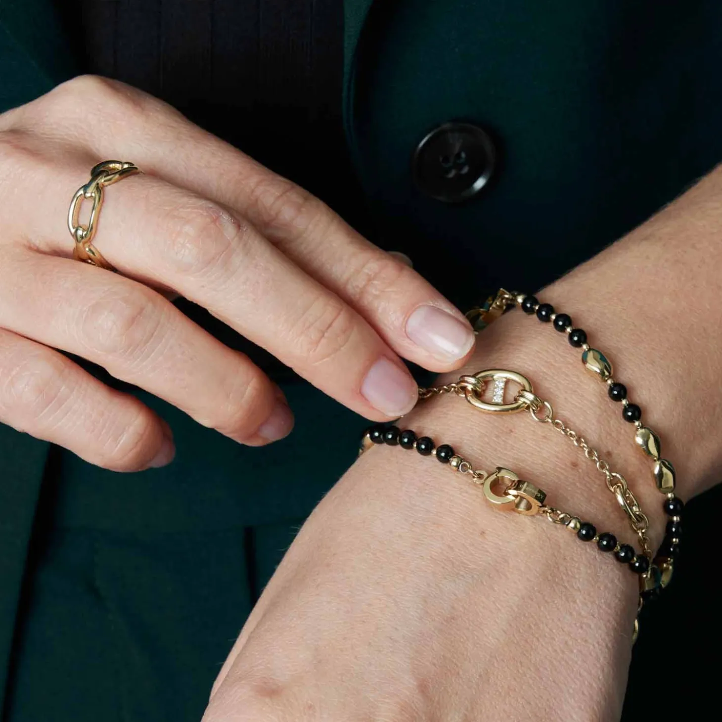 Armband DORINA gold Clip & Mix