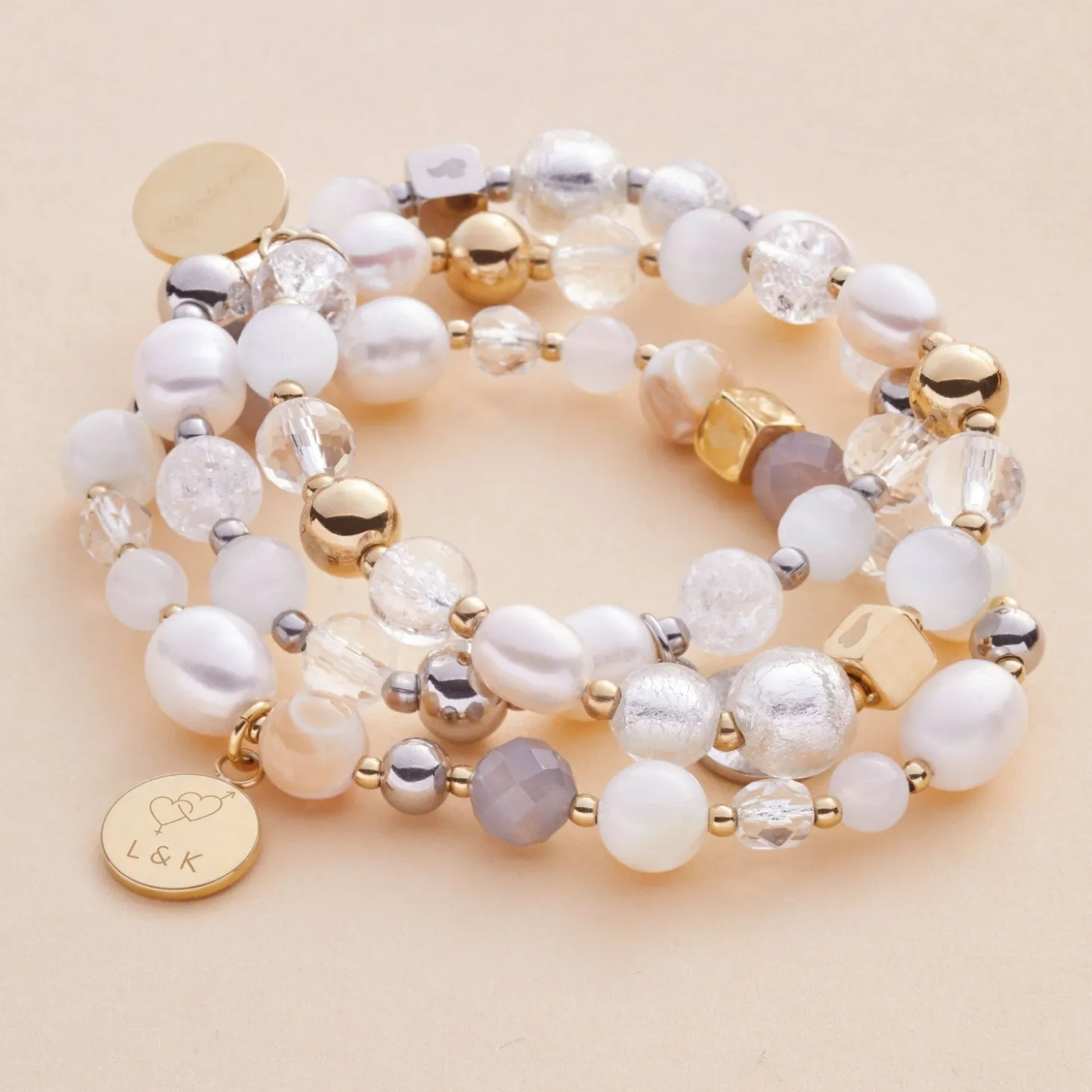 Armband HOPE gold mit persönlicher Gravur