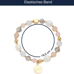 Armband HOPE gold/rose mit persönlicher Gravur