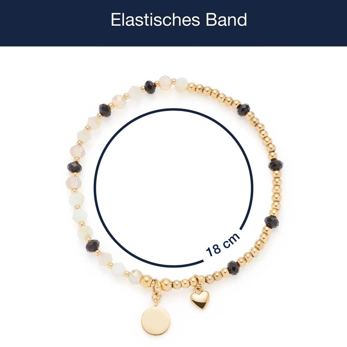 Armband TIAMO gold You & Me CIAO