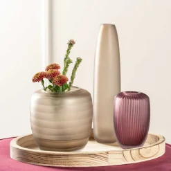 Bodenvase BELLAGIO 34 cm beige