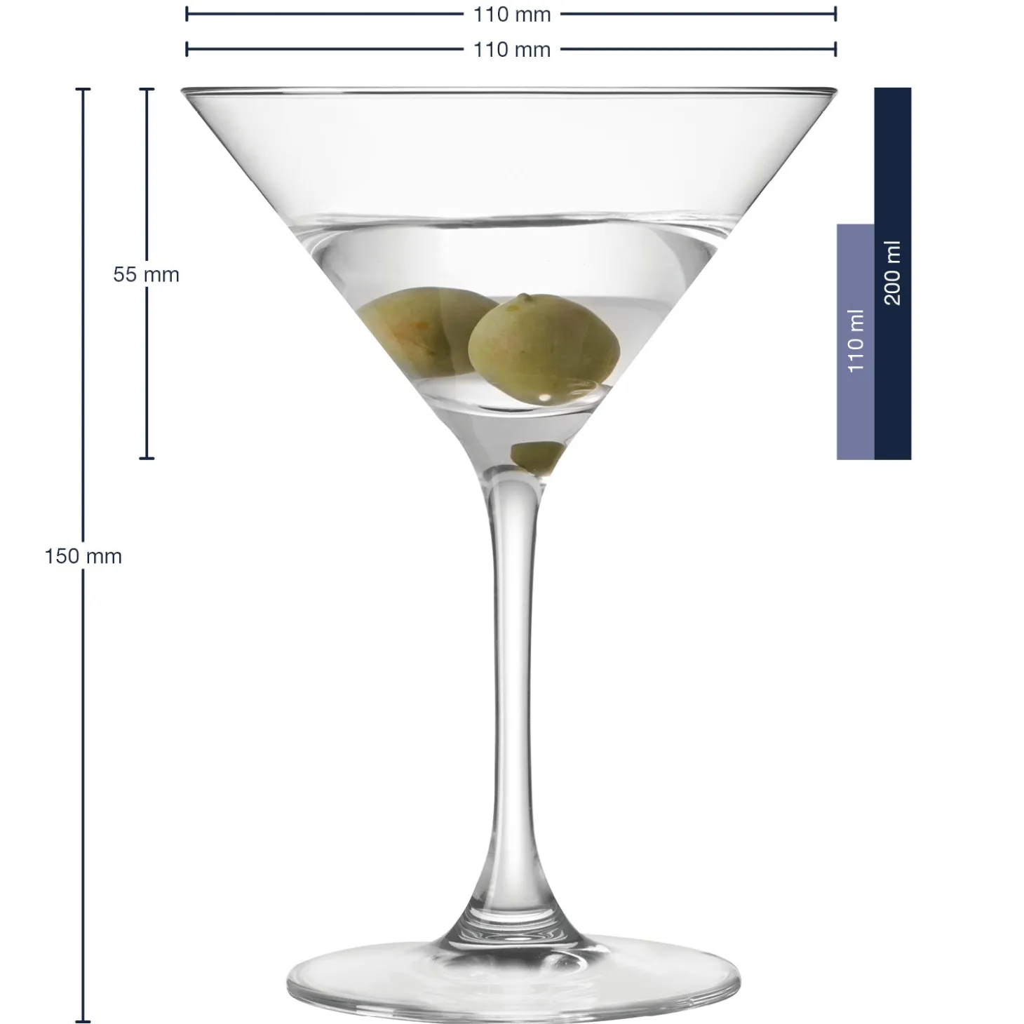 Cocktailglas CIAO+ 200 ml 6er-Set