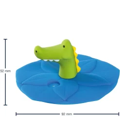 Deckel BAMBINI 9 cm blau Krokodil