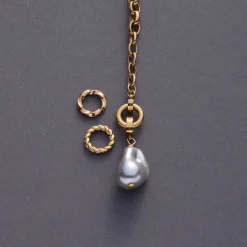 Edelstahlring BRACCHIALE gold Clip & Mix