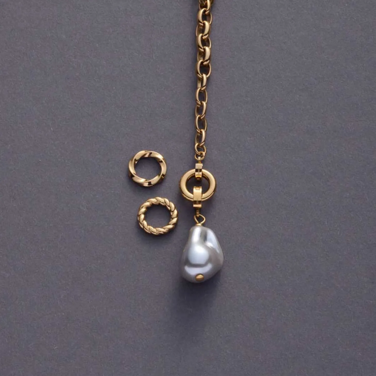 Edelstahlring LOTTI Clip & Mix gold