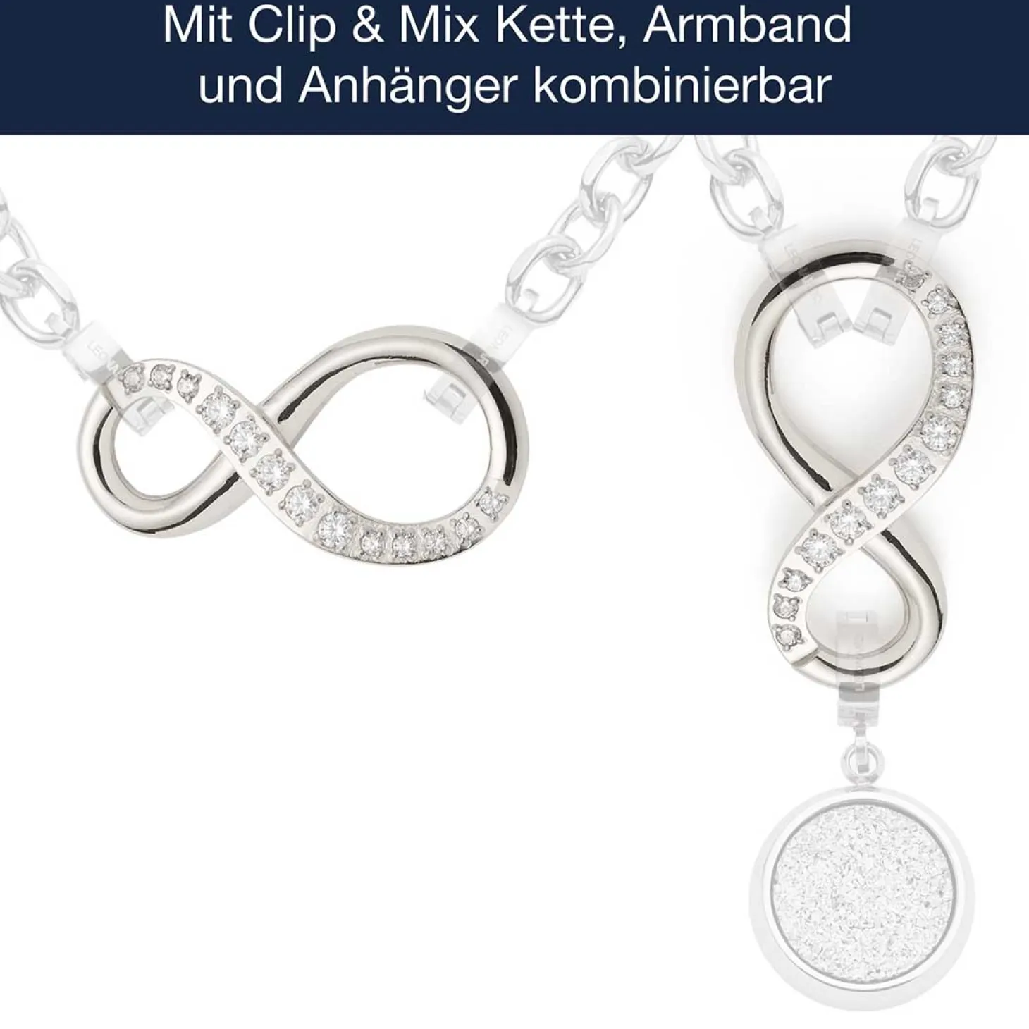 Edelstahlring SENTA Clip & Mix