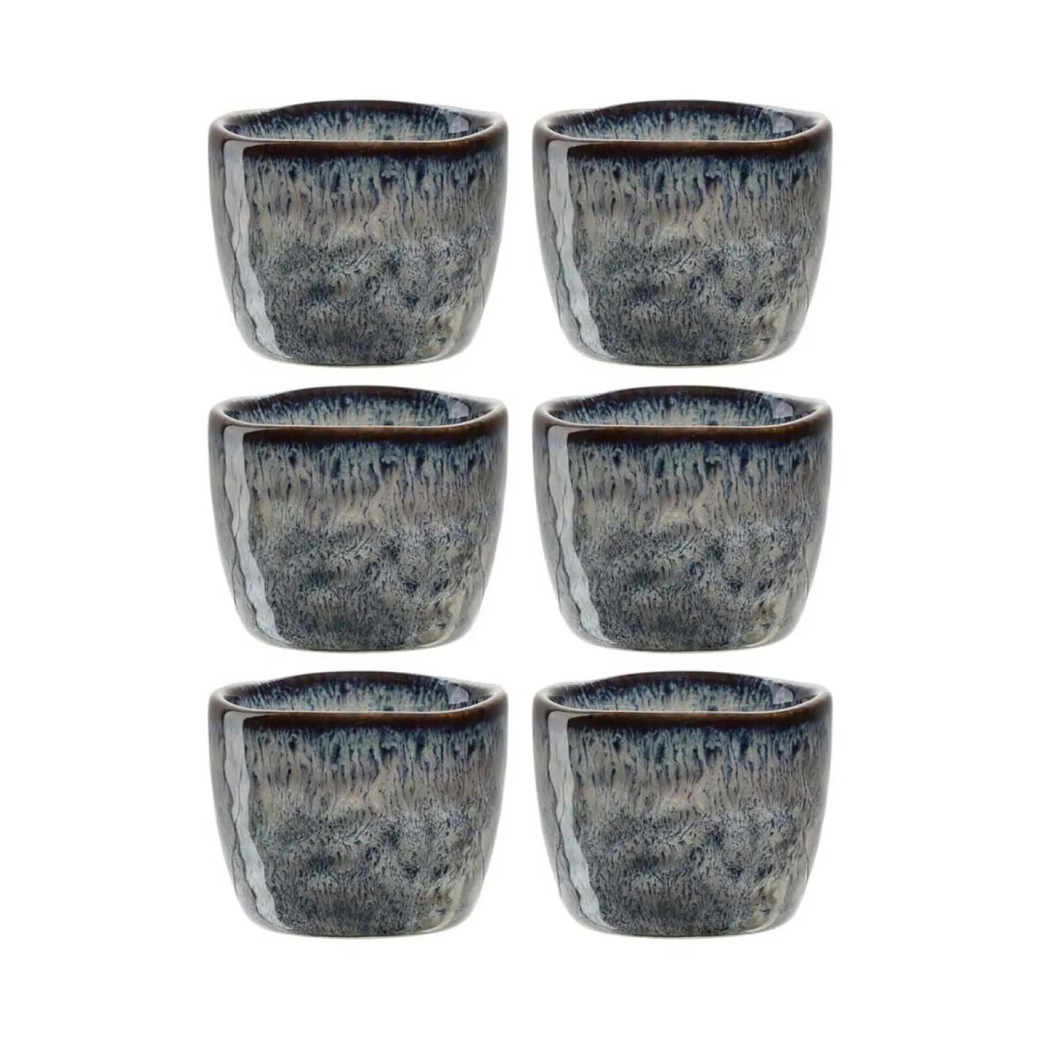 Eierbecher MATERA anthrazit 6er-Set