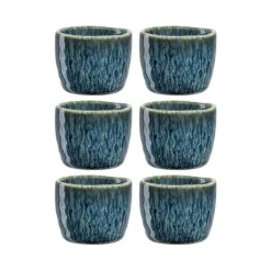 Eierbecher MATERA blau 6er-Set