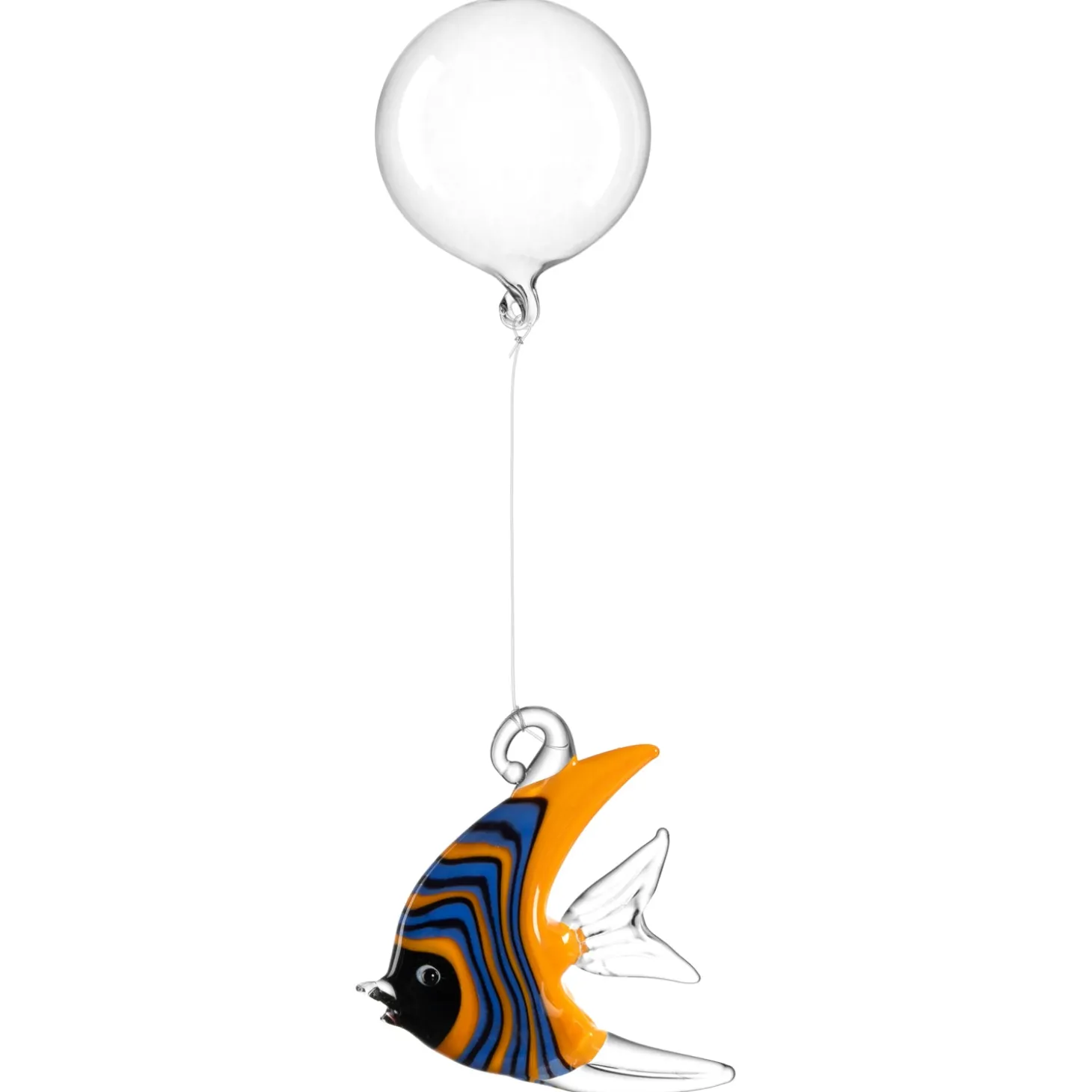 Fisch MARE 6 cm orange/blau
