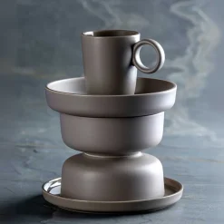 Geschirrset ROMA taupe 6-teilig