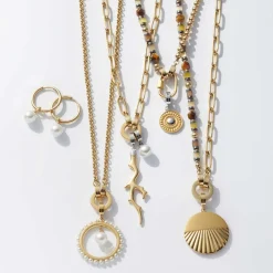 Halskette 45cm gold ESTRELLA Clip & Mix