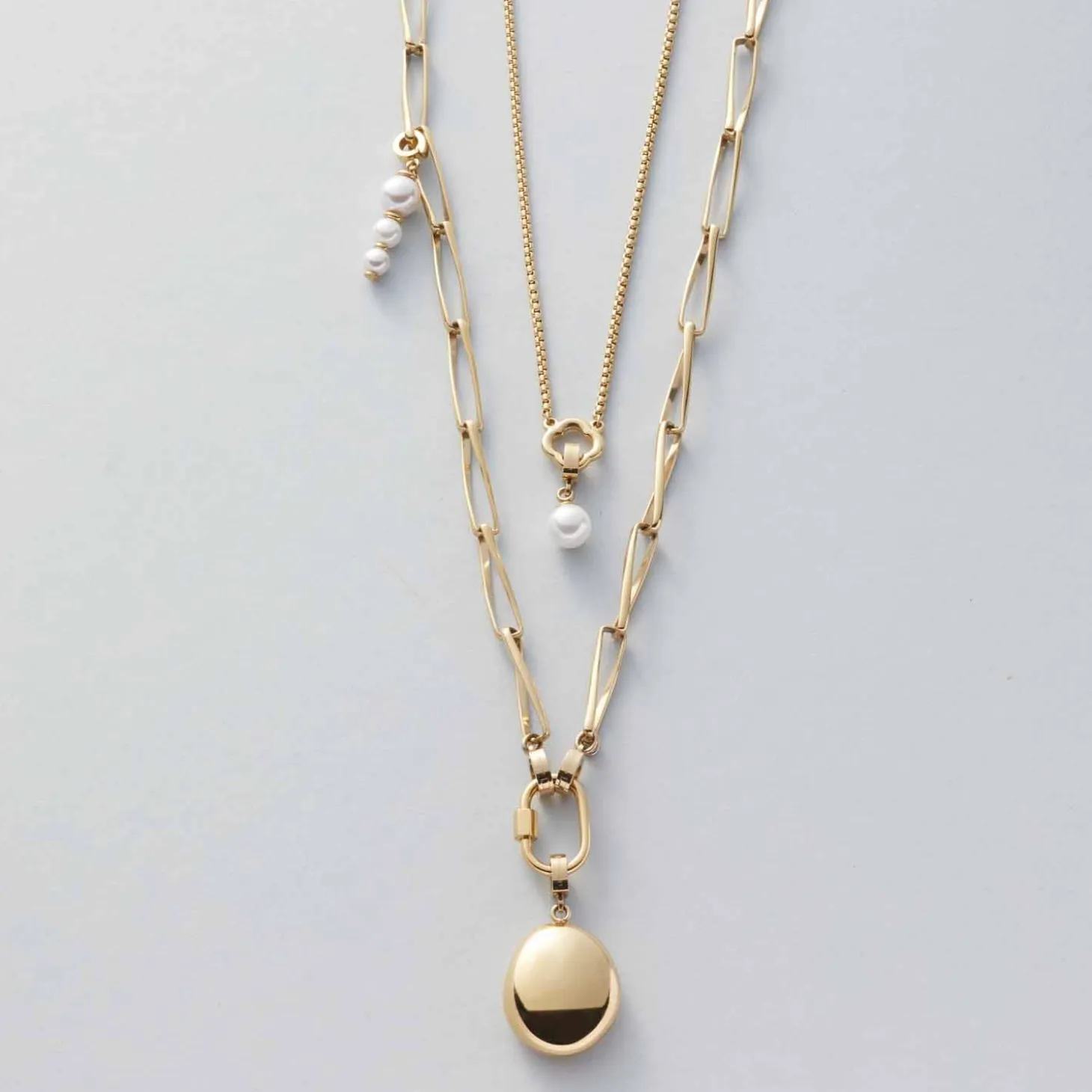 Halskette CONSENZA 70 cm gold Clip & Mix