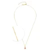 Halskette ISA 42 cm gold/pink Sommer Special