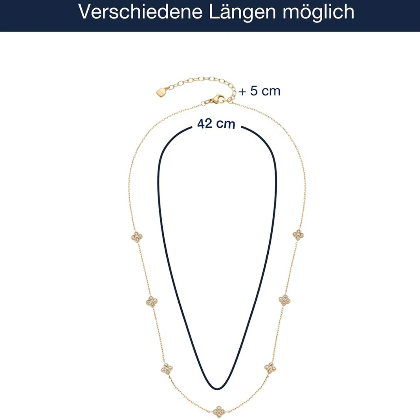 Halskette LISETTE 42 cm gold CIAO