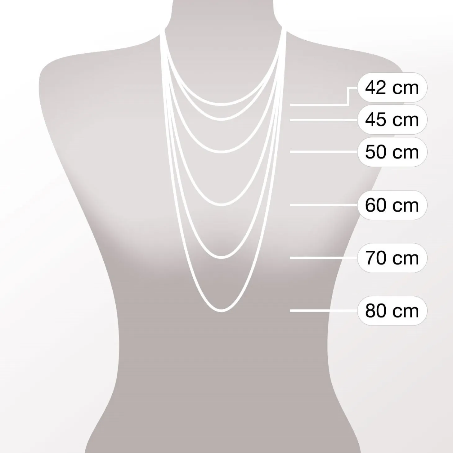 Halskette NINON 70 cm Clip & Mix