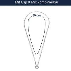 Halskette TOMKE Clip & Mix 50 cm