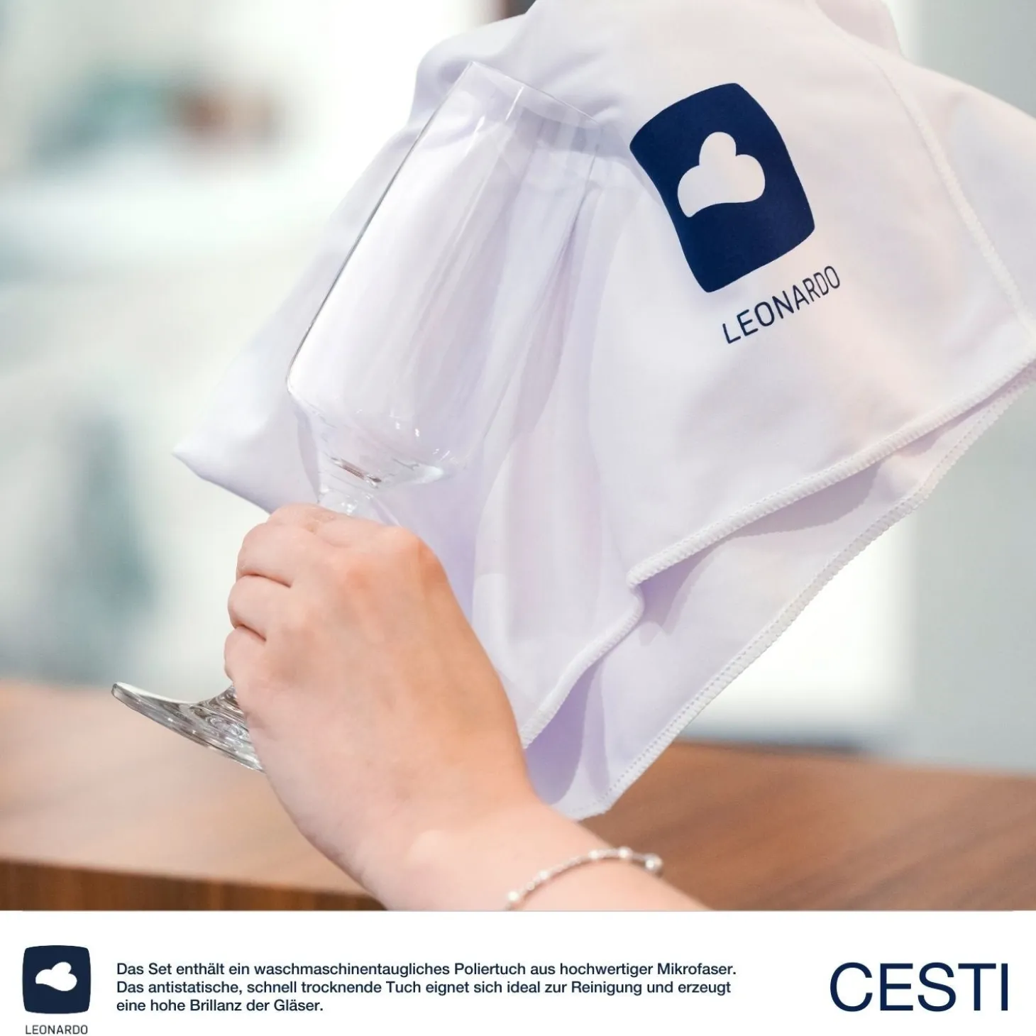 Kelchglasset CESTI 12-teilig + Poliertuch