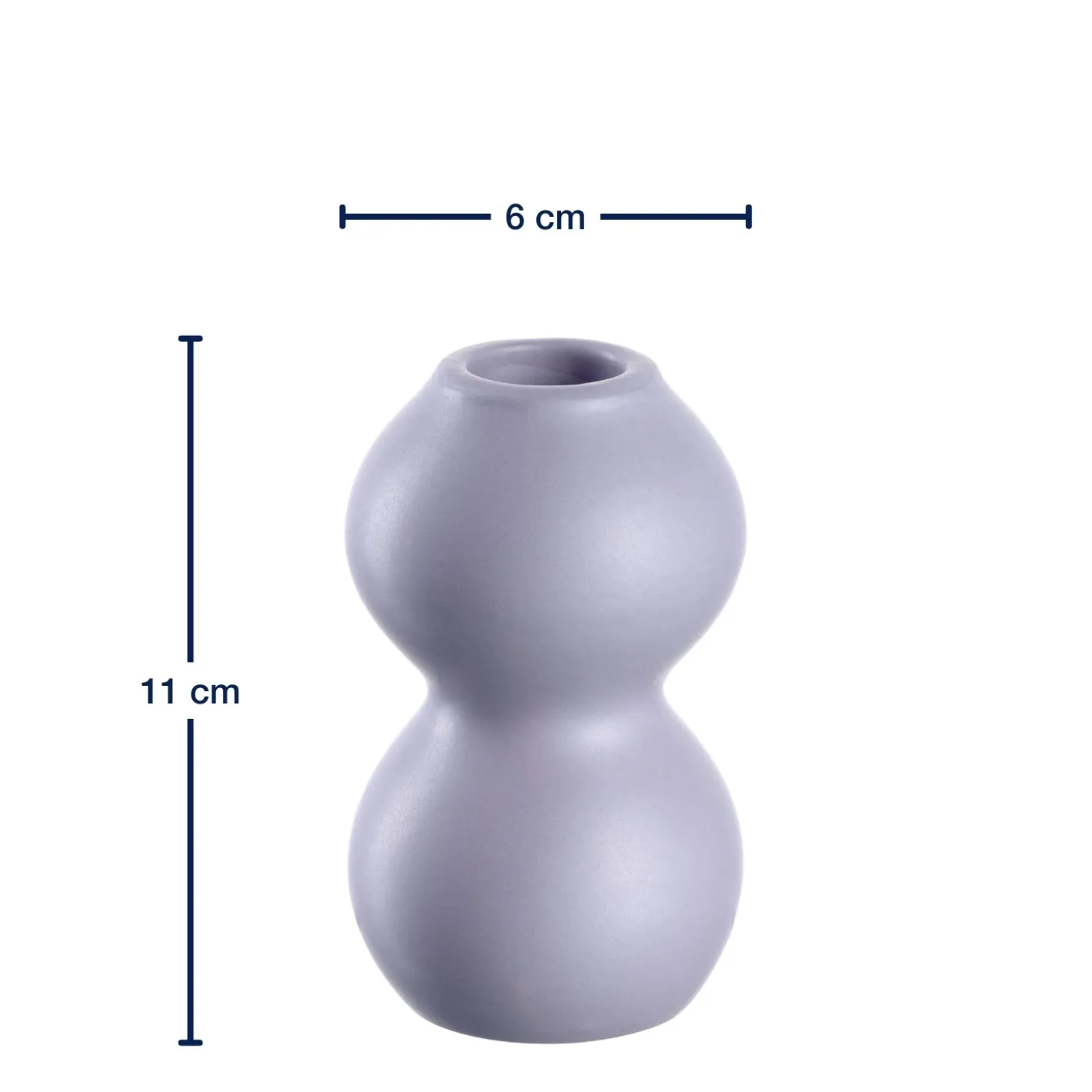 Keramikleuchter VIVACE 11 cm flieder