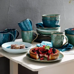 Keramiktasse MATERA 430 ml blau