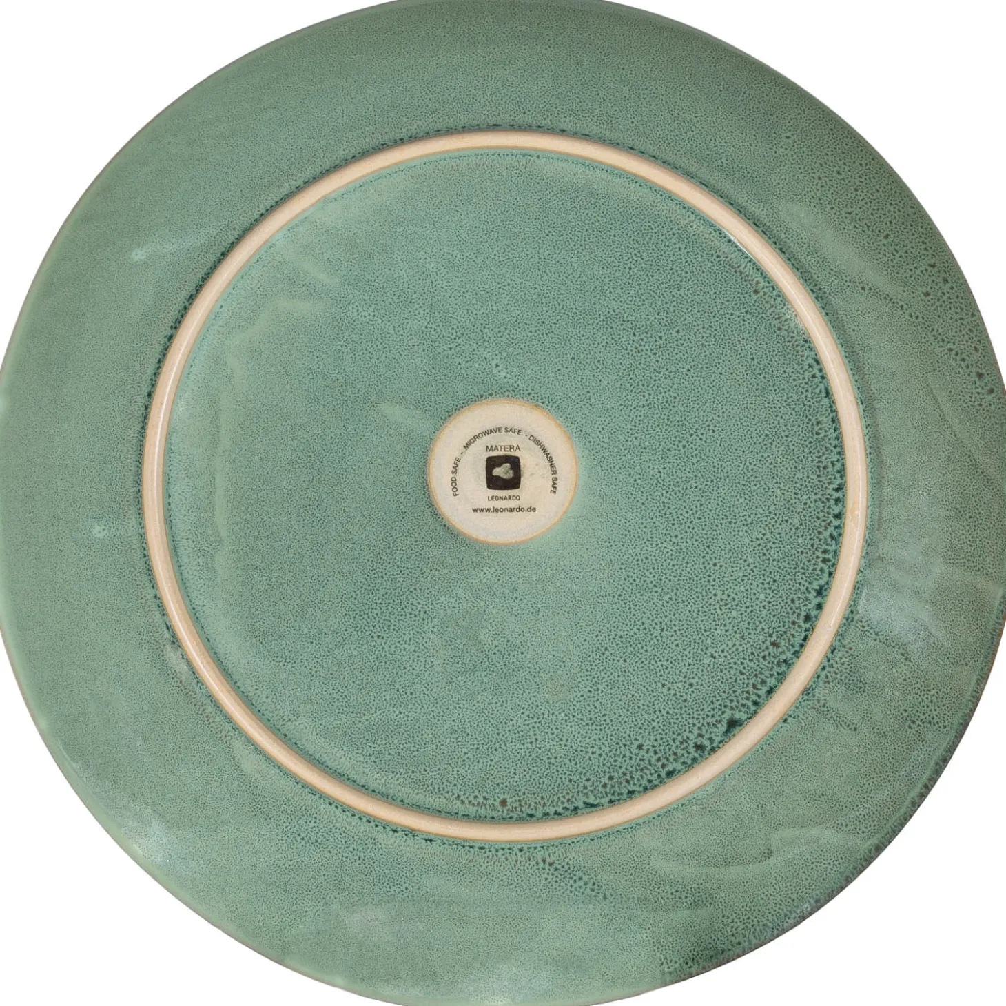 Keramikteller MATERA 32 cm grün