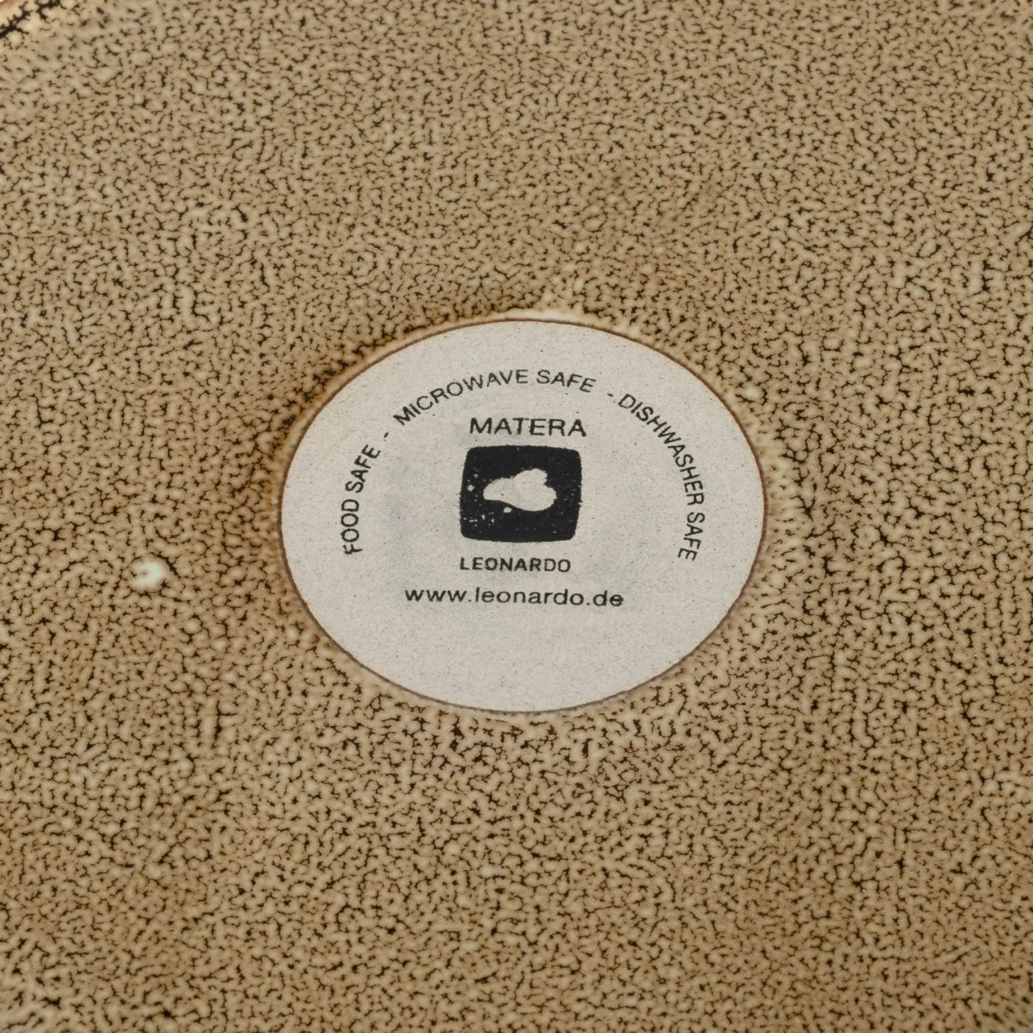 Keramikteller MATERA 27 cm beige 6er-Set