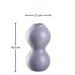 Keramikvase VIVACE 11 cm flieder