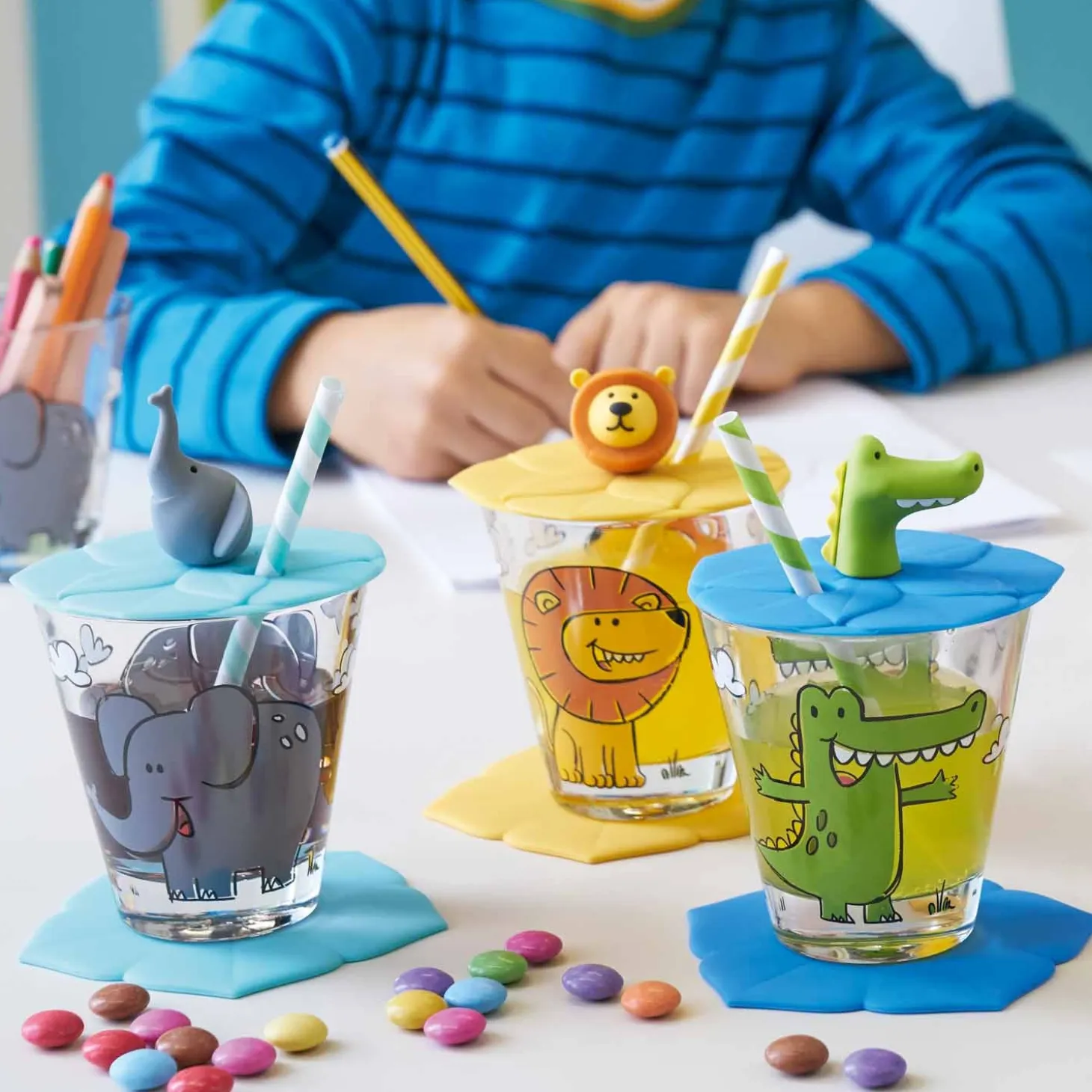 Kindertrinkset BAMBINI 3-teilig Elefant