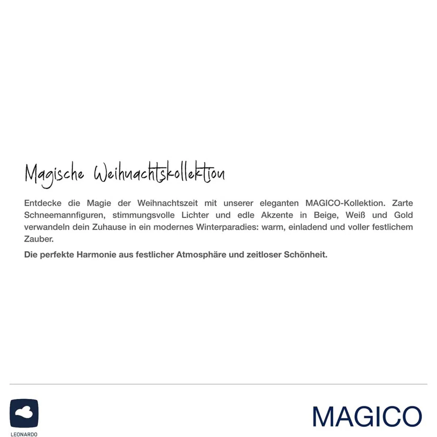 LED Haus 22 cm amber MAGICO