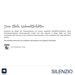 LED Licht SILENZIO Beton 8 cm breit