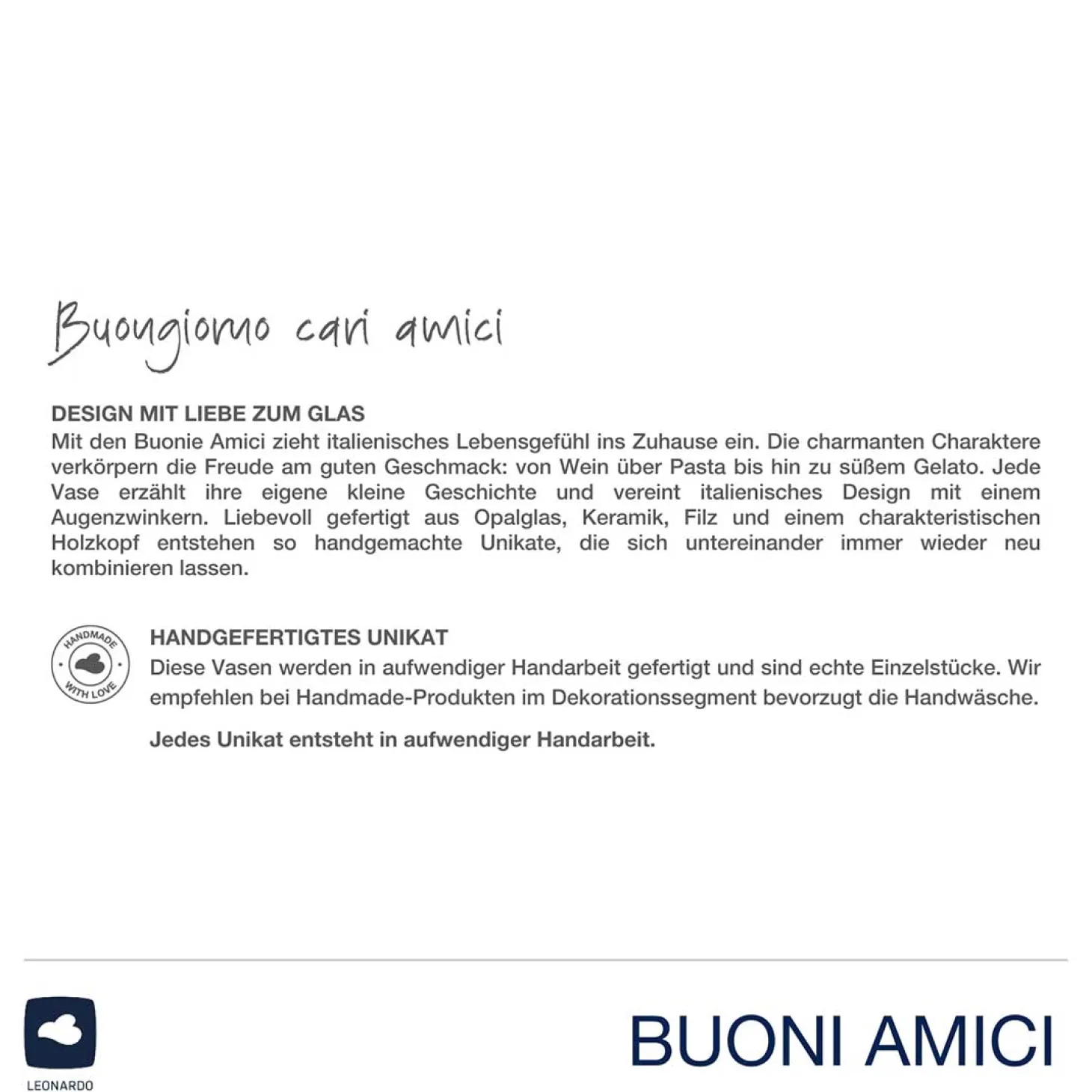 Objektvase BUONI AMICI Pizzaiolo 24 cm