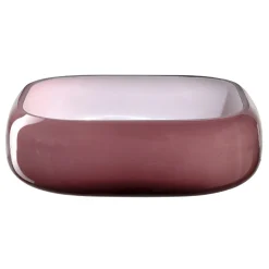 Schale MILANO dunkelrot 23 cm x 23 cm