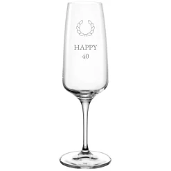 Sektglas CESTI 240 ml mit persönlicher Gravur