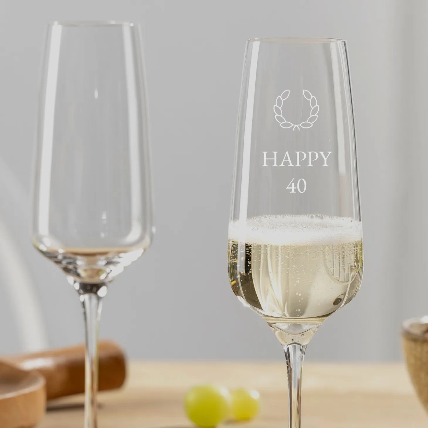 Sektglas CESTI 240 ml mit persönlicher Gravur