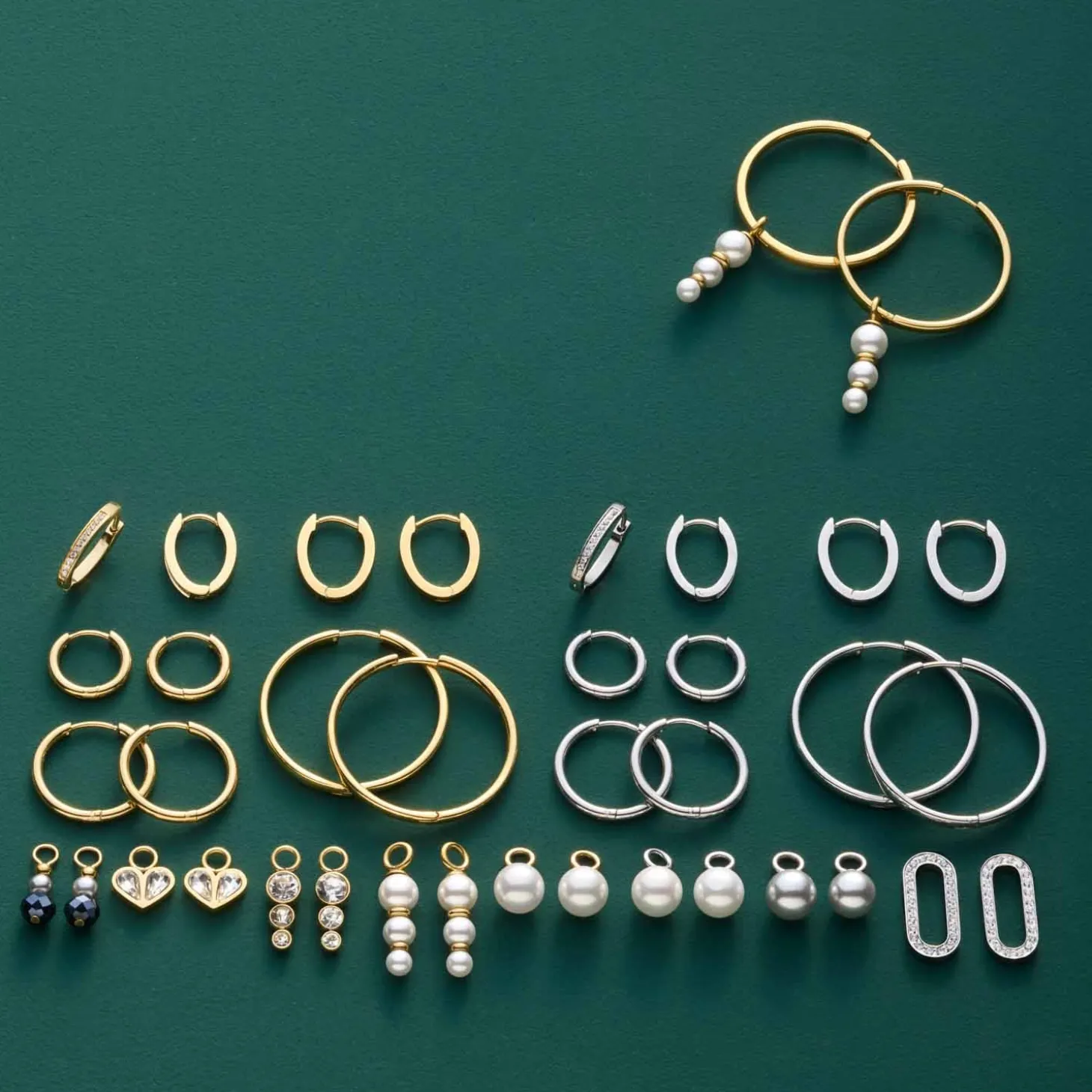 Set/2 Anhänger ALINE gold Beauty's