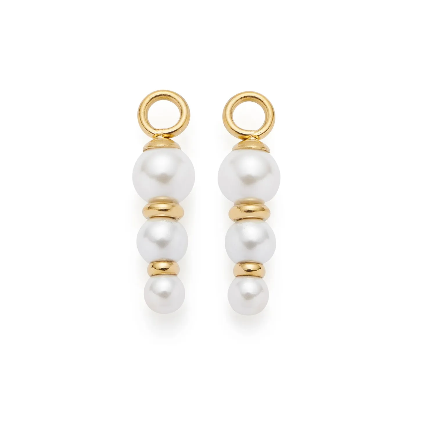 Set/2 Anhänger JUSTINE gold Beauty's