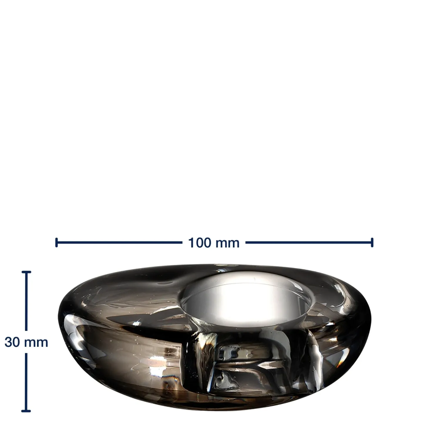 Tischlicht CASOLARE 3 cm dunkelgrau