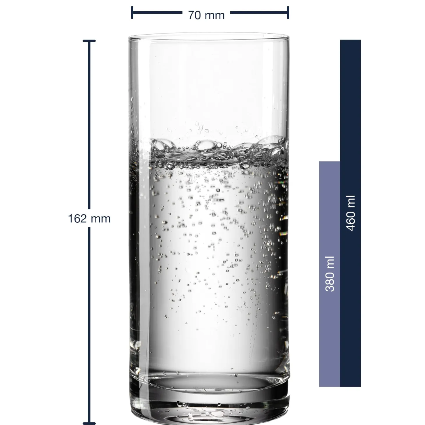 Trinkglas EASY+ 460 ml 6er-Set