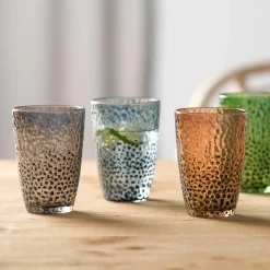 Trinkglas MATERA 340 ml grün 4er-Set