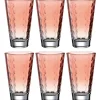 Trinkglas OPTIC 300 ml rot 6er-Set