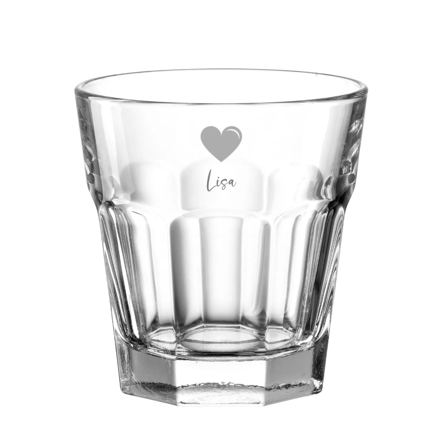 Trinkglas ROCK 265 ml mit persönlicher Gravur