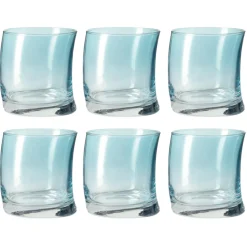 Trinkglas SWING 355ml hellblau 6er-Set