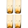 Trinkglas VESUVIO 330 ml amber 4er Set