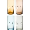 Trinkglas VESUVIO 330 ml 4er-Set farbig
