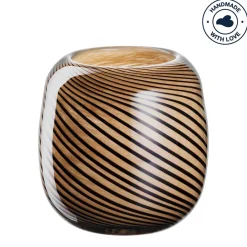 Vase FILO COLORI 16 cm braun