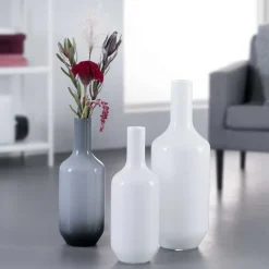 Vase MILANO 50 cm grau